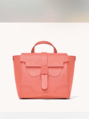 Senreve maestra mini Structured Coral Top-Handle Women’s convertible backpack